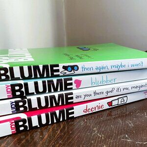 Judy Blume, 4 books of Simon & Schuster series. Atheneum Books for Young Readers